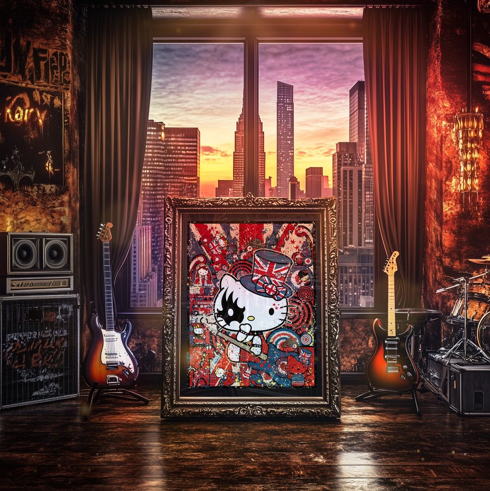 HELLO KITTY x KISS (unofficial) | POP ART | Sean Danconia Mixed